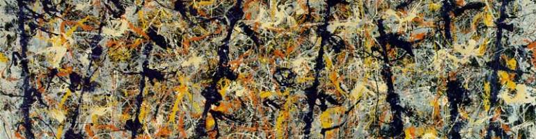 Example of painting by Jackson Pollock