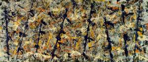 Example of painting by Jackson Pollock
